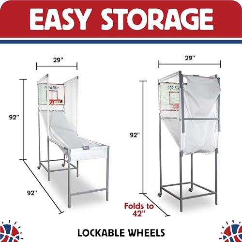 Pop-A-Shot Pro Single Shot Basketball Arcade White