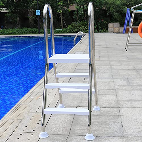 Heavy Duty Above Ground Pool Ladder 304 Stainless Steel 500 lbs Capacity
