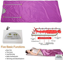 Pevor Sauna Blanket, Far Infrared Sauna Blanket 2 Zone Digital Controller Slimming Weight Detox Spa