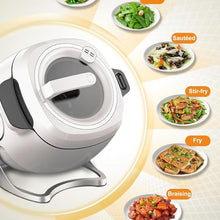 Jiayiyoux Automatic Stir Fry Machine 6L Countertop Cooker with Drum Design Powered Smart 360° Cooking Machine for Home Outdoor Camping Travel Cooking,110 1000W