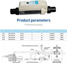 SciAza Salt Water Pool Chlorinator System with Salinity Display, 8/12/16/20 G/H Saltwater Pool System, Salt Cell Suitable for Pools,Salt Chlorine Generator System Salt Cell for Home Pool,20g/h