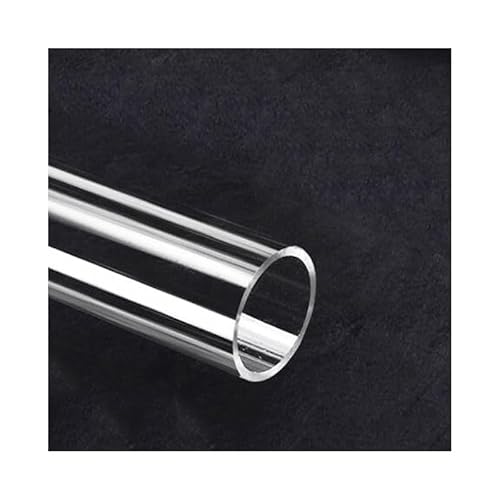 EVANEM Clear Acrylic Tube, for Fish Tank Aquarium Supplies Hydroponics Watering Transparent Pipe(120x110x500mm)