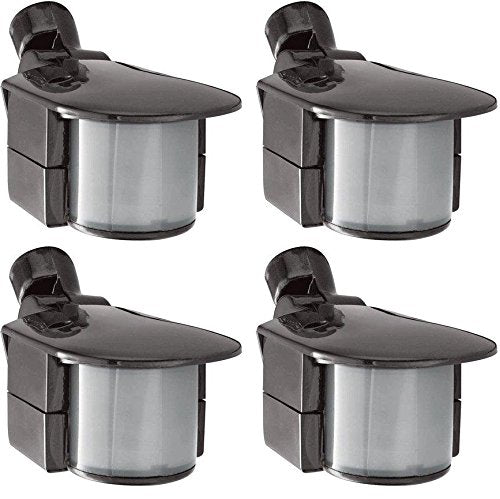 RAB Lighting SMS500 Mini Sensor, 180 Degrees Detection Pattern, 500W Power, 120V, Bronze Color (Pack of 4)