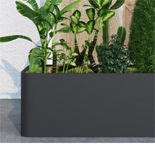 YUHUAWF Garden Bench Planter Box Partition Flower Pot Planting Trough Planter Box with Bench