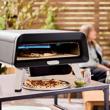 All-Clad 16" Gas Pizza Oven Outdoor, 360° Automatic Rotating Stone for Even Cooking, Cooks Pizza in 90 Seconds, Includes Aluminum Peel Spatula, Portable Oven Pizza Maker, Includes Gas Hose & Regulator