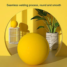 mirror finish garden ball,gazing balls, Garden Gazing Ball,Colorful Stainless Steel Balls,Hollow Decorative Balls for Shopping Mall Windows,Christmas Ball Ornaments (Color : Yellow) ( Color : Yellow
