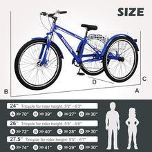 Barbella Adult Mountain Tricycle Navy-Blue