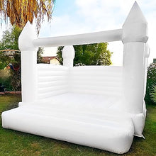 OZIS White PVC Inflatable Bounce House Castle 13x12x10FT with Blower