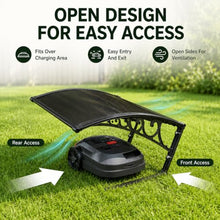 Robot Lawn Mower Garage for Robomow RKS Series 2021 Outdoor Robotic Canopy Durable Sturdy Arched Lawn Mower Cover,Brown-800 * 1000mm