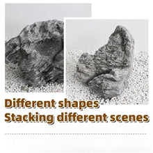 Fiberglass Decorative Fake Stones, Realistic Texture of Fake Rock, Landscape Fake Rocks, Non-hollow Artificial Fake Stone, Faux Stone for Outdoor Garden, Farm, Indoor Decoration(28.4*18.1*10.2in)