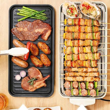 Electric Grill Indoor Smokeless Portable Food Barbecue Grill Smokeless Portable Stove(E)