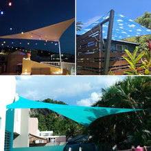 Patio Paradise 20' x 24' Sun Shade Sail Waterproof Gray Rectangle Shade Canopy UV Block Tarp Cloth Outdoor Patio Cover for Garden Backyard Deck Awning