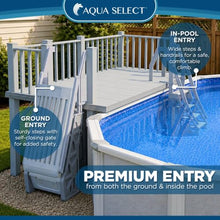 Aqua Select 5' x 10' Above Ground Swimming Pool Deck System