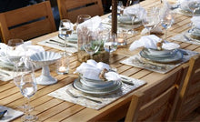 Grade-A Teak Wood Extra Large double extension 118" Atnas Rectangle Dining Table #WHDT118AT