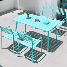 Outdoor Tables and Chairs, White, Internet Famous, All Aluminum, Outdoor Leisure, Milk Tea Shop, Coffee Shop, Courtyard, Terrace, Three to Five Piece Set of Tables and Chairs c1
