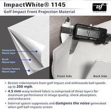Elite Screens Golf Impact Screen White