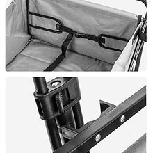 Trolleys, Outdoor Folding Wagon Folding Handcart with Roof, Outdoor G-Arden Trolley with Brakes, All Terrain Camping Cart, Load-Bea100Kg / 220Lbs/Blue