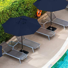 MXJCKSOQ UV Protection Canopy Replacement for 2- Sun Umbrella - Outdoor Parasol Top Cover Grass Green Perfect for Sun Shade & Weather Resi /8 arms,Black-8.2ft (250cm)/8 arms