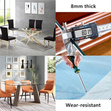 Rectangle Clear 0.3" Inch Thick Tempered Flat Edge Polished Eased Corners Glass Table Top, Rectangle Glass Table Top, for Dining Table, Coffee Table, Restaurant Table, Office Table ( Size : 100x60cm )