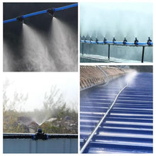 Outside Patio/Porch Misting Cooling System with Water Filter & Mist Nozzle