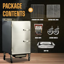 SmokinTex 'The XL' Series Electric Smoker - Largest Residential Meat Smoker Grill with Dual 700W Elements, 80 lbs. Capacity, Temperature Control, Stainless Steel