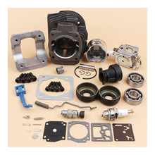 LUZDYJMG Cylinder Pan Carburetor Bearing Oil Seal Choke Throttle Rod 44mm Kit Fit for 340 350 345 Chainsaw Motor Engine Spare Parts