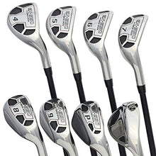 Powerbilt Men's Golf EX-550 Hybrid Iron Set Black