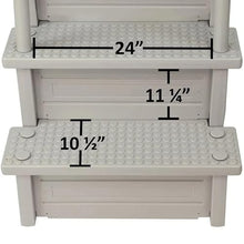 Cloud Grey w/Flip-Up Swimming Pool Ladder for Aqua Select