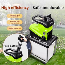 XIVUIFOI Electric Garden Shredder, Wood Chipper Crushes w/Wheels, Safety Switch, 60L Collection Box, Crushes Up to 45mm, 92dB Noise Level, for Yard Debris