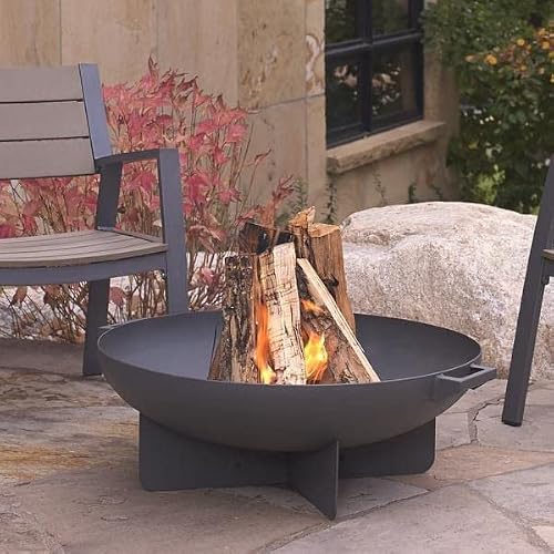 Lakeview Restview 36-Inch Wood Burning Fire Pit - Gray - SC-958-GRY