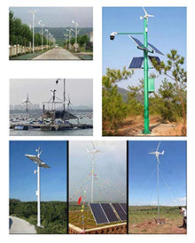 880W Solar & Wind Power Kits Home Off-Grid System for Charging 12V 24V Battery：400W Wind Turbine Generator + 480W Mono Solar Panel + Hybrid Charge Controller+1000W Inverter+Accessory