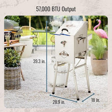 Hike Crew Outdoor Propane Deep Fryer, 57,000 BTU, 4-Gal, 2 Fry Baskets