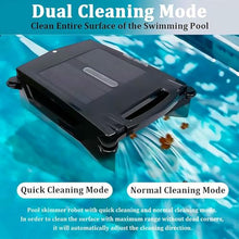 Solar Powered Automatic Robotic Pool Skimmer Cleaner, Automatic Robotic Pool Cleaner, Auto Obstacle Avoidance, for All Swimming Pool