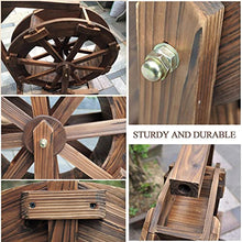 Waterfall Fountain Wood Water Wheel with Bracket Chinese Feng Shui Scene Decoration Decorative Freestanding Vintage Rustic Ornamental Pond for Garden,Patio Backyard,Porch,Yard (Size : Diameter 50cm(1