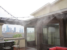 Residential Patio Misting System- Made in USA Pump- 200 psi Mid Pressure Patio Misting System-12 Nozzles Misting System. Cools by up to 30 Degrees.