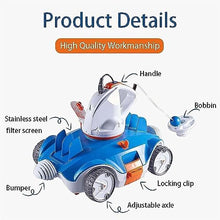 KANGJIEM Cordless Robotic Pool Cleaner,Automatic Pool Robot Vacuum with Max 90 Mins Working Time, Self-Parking,Robotic Swimming Pool Cleaner for Above Ground Swimming Pools