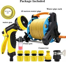 CFDZCP Outdoor Garden Hose Reel Garden Hose Reel, Hose Butler Portable Garden Water Pipe Hose Halder Cart Hose Storage Rack,Outdoor Planting Hosepipe Organizer Garage Accessories(45m)