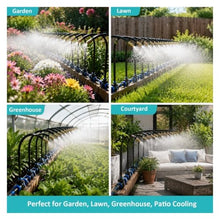 Fvmsse Air Conditioner Misting Cooling System Kit with Adjustable Nozzles