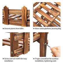 ZOCWJK Plant standPlant Stand, 3 Tier Wooden Flower Pot Stand, Plant Stand for Balcony and Garden, Flower Stand, Display Shelves, Yard, Patio, Garden Shelf, Plant Shelves, Flower,