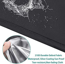 Garden Furniture Covers, Waterproof 420D Duty Oxford, Fabric Patio Table Windproof, Anti-UV, Outdoor Furniture Protection 400 x 300 x 100 cm Fabric Patio Table Windproof, Anti-UV, Protection of
