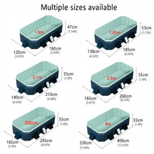 HSPLXYT Foldable Pool, Portable Inflation-Free Swimming Pool, Hard Plastic Shell Portable Pool, Kid Pool for Backyard Dog Pools (1.6/1.85/2.1/2.6/3/4m)(Size:2.6m)