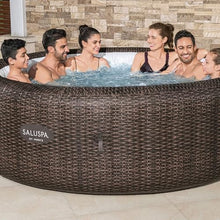 Bestway Coleman St Moritz AirJet Inflatable Hot Tub with EnergySense Cover & 2-Pack SaluSpa Non-Slip Spa Seat