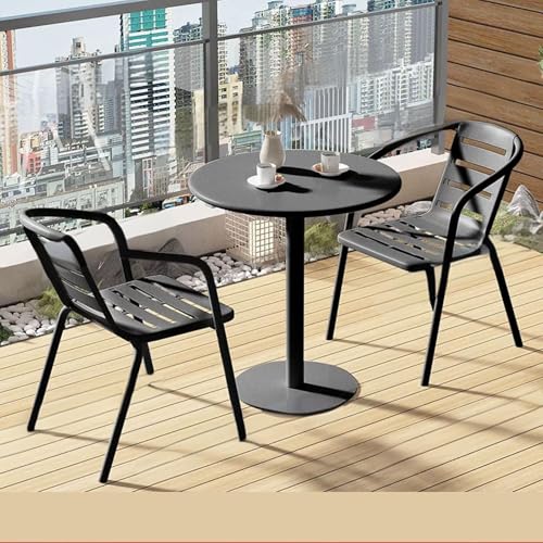 JOSOGO Outdoor Patio Dining Set, Porch Furniture with Chairs Table for Garden, Backyard and Poolside, Lawn(F,80)