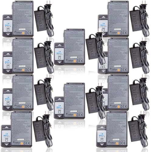 LCCJYHJFFHH «10 Pack» 7800mAh 14.8V BTR-09 Battery for Fujikura Fusion Splicer FSM-601S FSM-602S FSM-61S FSM-62S FSM-702R FSM-70R FSM-70S FSM-80C FSM-80C+ FSM-80S with Charger