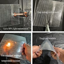 LFFH Polycarbonate Roofing Sheet,0.8mm Waterproof Transparent Daylighting Panels Outdoor Garden Clear Roofing Panels Easy to Bend & Cut for Greenhouse Canopy (Color : Clear, Size : 1.5mx30m)