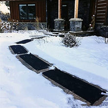 Snow Melting Mats for Walkway, Outdoor Heated Snow & Ice Melting Mat, for Winter Snow Removal, USB Series Connection,4 Pack,30cmx60cm