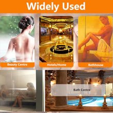Ofyphth Stainless Steel Steam Shower Generator, Steam Sauna Generator Kit, 3-21kw Optional, Fast 3–5 Min Heating, Auto Drain System, 77–131℉, for Home Spa Bathroom. 15KW
