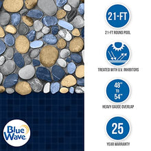Blue Wave Canyon 21-ft Round Heavy Gauge Overlap Liner - 48/54-in