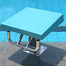 NYTFHMS Pool Diving Platform, Training Competition Inclined Countertop with with 304 Stainless Steel Base, Heavy Duty Swimming Pool Diving Board for Competition
