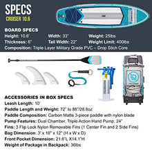 iROCKER Cruiser Inflatable Stand Up Paddle Board Orange